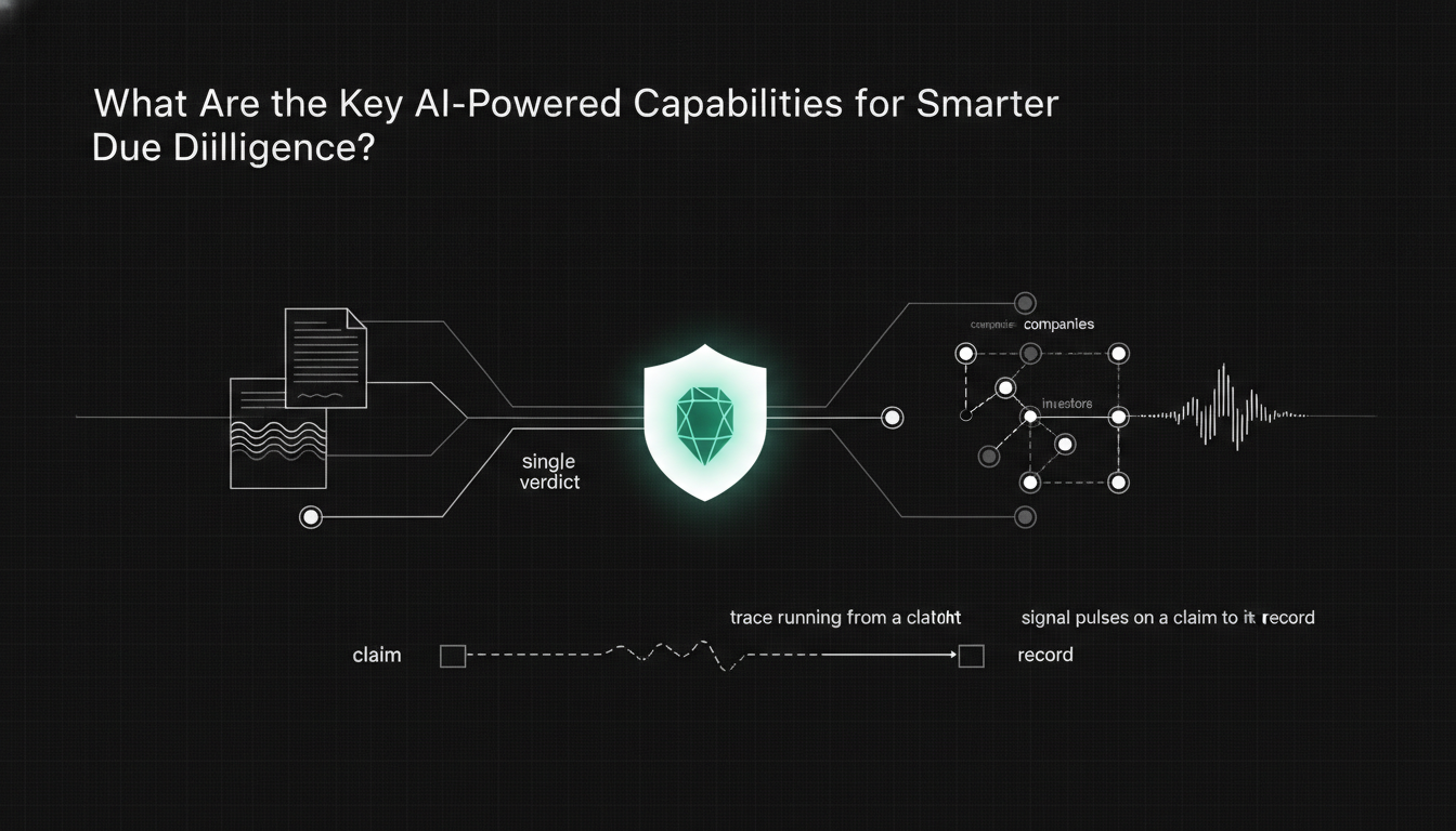 What Are the Key AI-Powered Capabilities for Smarter Due Diligence?