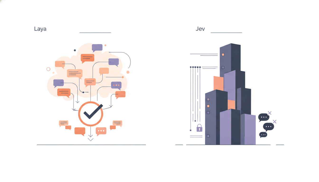 How Do Laya and Jev Differ in Architecture and Licensing?