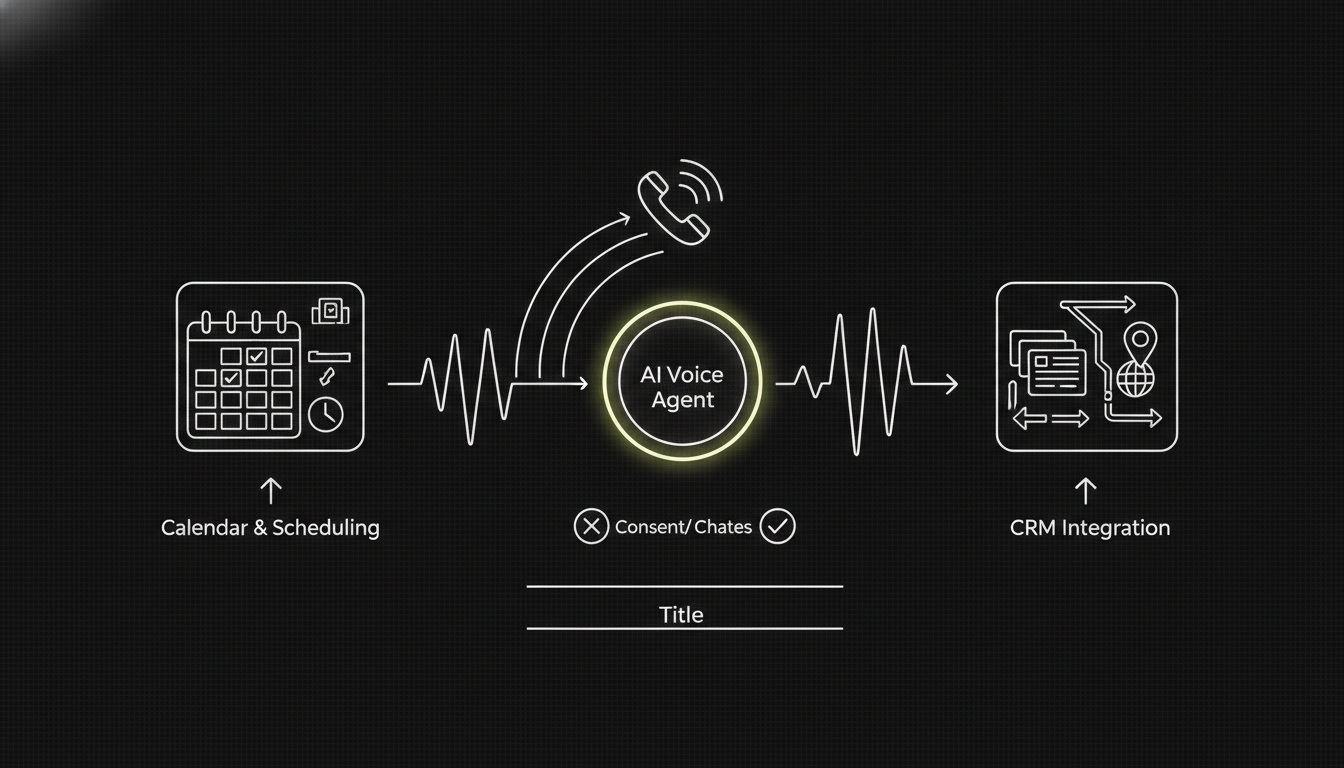 What are the key CRM integrations for AI voice agents?