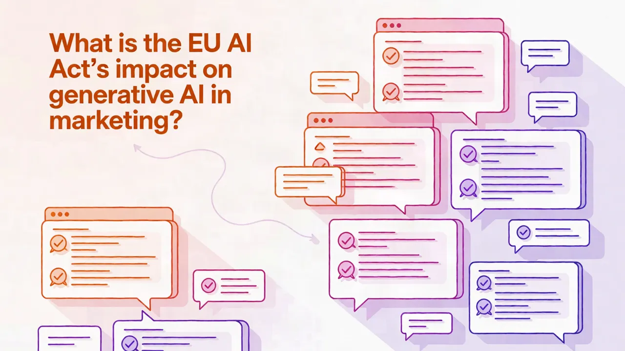 What is the EU AI Act's impact on generative AI in marketing?