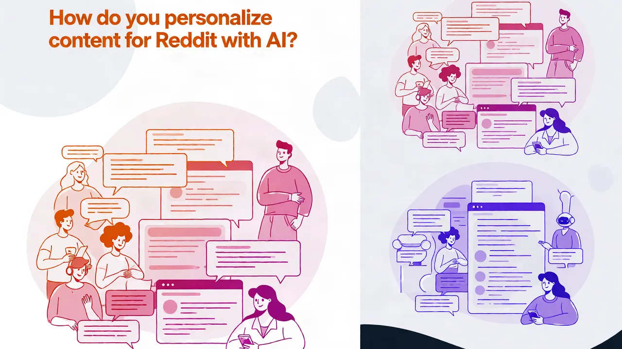How do you personalize content for Reddit with AI?
