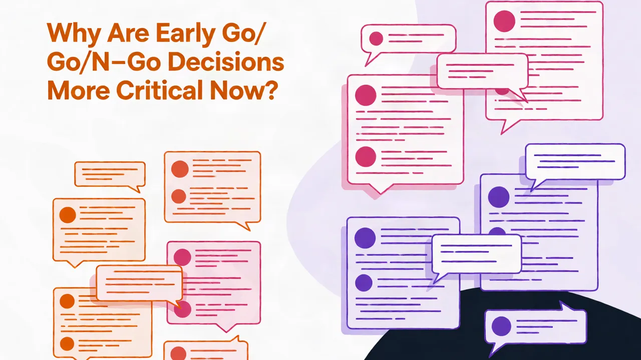 Why Are Early Go/No-Go Decisions More Critical Now?